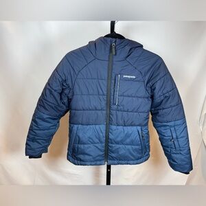 Patagonia Kids Pine Grove Jacket Coat Size Large 12 in Two Toned Blue